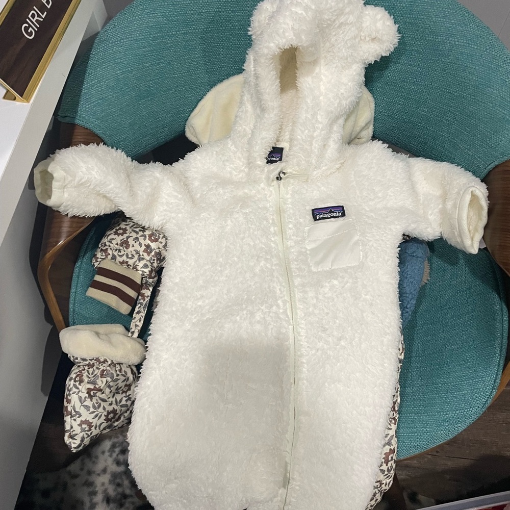 Patagonia fleece onesie